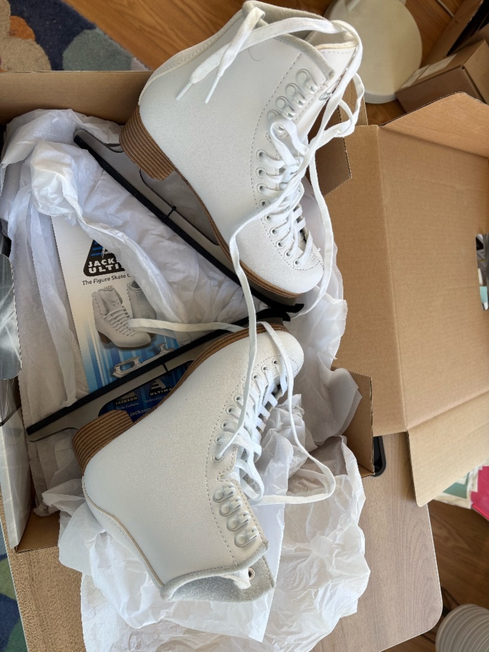 Jackson Ultima Classic 200 Figure Skates Women's Size 5 White New In Box